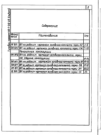Состав альбома. Типовой проект 416-7-212.85Альбом 6 Ведомость потребности в материалах