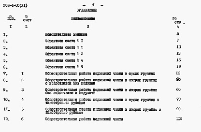 Состав альбома. Типовой проект 902-1-30Альбом 11 Сметы (глубина заложения подводящего коллектора 7,0 м)