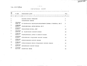 Состав альбома. Типовой проект 320-47Альбом 3.84  Сметы          