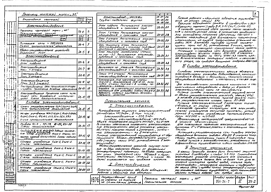Состав альбома. Типовой проект 264-24-7Альбом 3 Чертежи электрооборудования, радио, связи и пожарной сигнализации