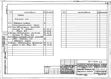 Состав альбома. Типовой проект 254-1-123.83Альбом  2 Чертежи заданий заводам-изготовителям