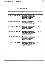 Состав альбома. Типовой проект 254-8-43.01.86Альбом 3 Ведомость потребности в материалах