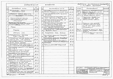 Состав альбома. Типовой проект 902-1-8Альбом 2 Архитектурно-строительная часть. Глубина заложения подводящего коллектора 5 м (при отсутствии грунтовых вод)