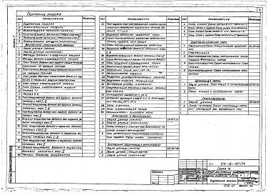 Состав альбома. Типовой проект 114-12-157/1.2Альбом 1 Архитектурно-строительные решения, отопление и вентиляция, внутренний водопровод и канализация, электротехническая часть, устройства связи, газоснабжение