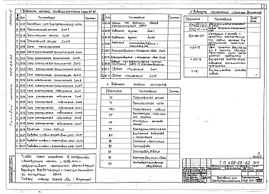 Состав альбома. Типовой проект 409-29-64Альбом 4 Примененный из ТП 409-29-62 Электротехническая часть