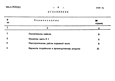 Состав альбома. Типовой проект 902-1-73.83Альбом 12 Сметы. Подземная часть. Сборно-монолитный вариант (открытый способ в сухих грунтах)