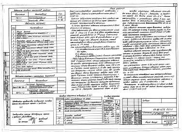 Состав альбома. Типовой проект 113-88-4/1.2Альбом 9 Электрооборудование (5.1-1)