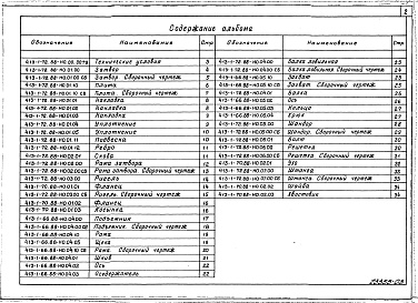 Состав альбома. Типовой проект 413-1-72.88Альбом 3 Нестандартизированное оборудование