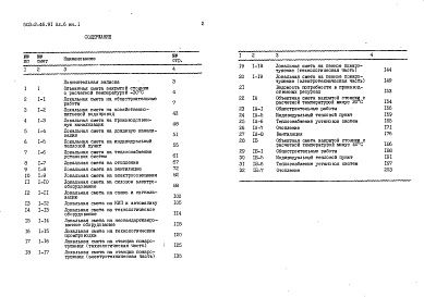 Состав альбома. Типовой проект 503-2-46.91Альбом 6 Сметы книги 1, 2     