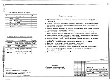 Состав альбома. Типовой проект 111-96-70.85Альбом 1 Архитектурно-строительные, сантехнические и электротехнические чертежи выше отм.0.000