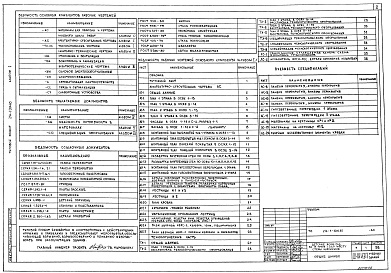Состав альбома. Типовой проект 214-1-326.85Альбом 1 Архитектурно-строительные и технологические чертежи