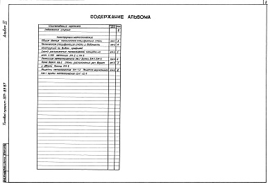 Состав альбома. Типовой проект 507-89.87Альбом 3 Конструкции металлические