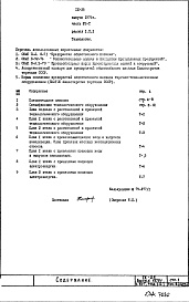 Состав альбома. Типовой проект IX-25Часть 7/Т Технология. Раздел 1.Х.1