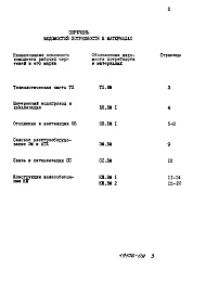 Состав альбома. Типовой проект 902-4-5.83Альбом 9 Ведомости потребности в материалах    