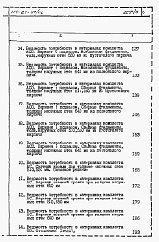 Состав альбома. Типовой проект 114-24-47/1.2Альбом 3 Ведомости потребности в материалах