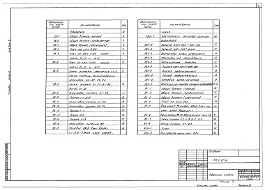 Состав альбома. Типовой проект 813-2-22.86Альбом 5 Отопление, вентиляция и кондиционирование воздуха. Внутренние водопровод и канализация. 