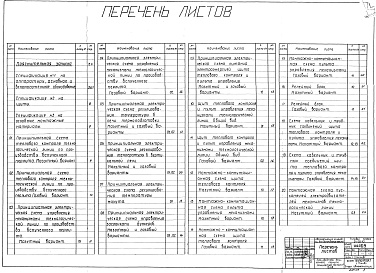 Состав альбома. Типовой проект 04-09-43Альбом 3 Автоматизация установки для вспучивания перлита (Н4469). Автоматизация дробильно-сортировочного отделения и приемного устройства со складом кускового сырья (Н4470)