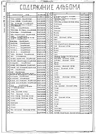 Состав альбома. Типовой проект 705-1-72Альбом 14 Металлоконструкции