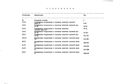 Состав альбома. Типовой проект 503-1-67.87Альбом 7 Спецификации оборудования      
