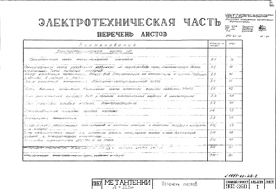 Состав альбома. Типовой проект 902-2-62Альбом 1 Архитектурно-строительная, технологическая, теплотехническая, электротехническая части