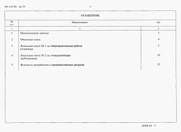 Состав альбома. Типовой проект 901-4-87.86Альбом 4 Сметы.