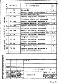 Состав альбома. Типовой проект 254-8-39с.85Альбом 4 Ведомости потребности в материалах