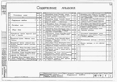 Состав альбома. Типовой проект 902-1-34Альбом 5 Архитектурно-строительная часть (глубина заложения подводящего коллектора 7,0 м). Подземная часть