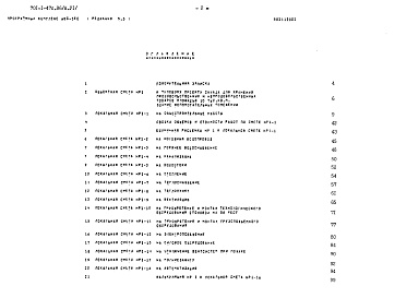 Состав альбома. Типовой проект 701-1-47с.86Альбом 6 Сметы. Ведомости потребности в материалах      