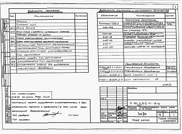 Состав альбома. Типовой проект 903-4-76.13.87Альбом 2 Раздел 2-3.1 Электрооборудрование