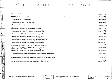 Состав альбома. Шифр Сборные железобетонныеАльбом 13 Колонны торцевые (hэт.=2,8 м). Рабочие чертежи. Редакция 2. Шифр 65/12962