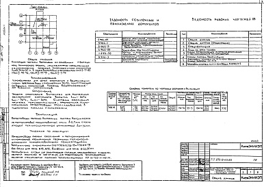 Состав альбома. Типовой проект 272-12-63.83Альбом 2 Сантехнические чертежи