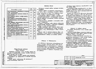 Состав альбома. Типовой проект А-II,III,IV-600-406.87Альбом 3 Электроснабжение. Электрическое освещение. Силовое электрооборудование. Автоматизация. Связь и сигнализация    