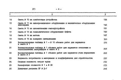 Состав альбома. Типовой проект 264-20-69Альбом 5 Сметы