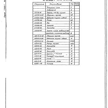 Состав фльбома. Серия 7.406-1 УнифицированныеВыпуск 4-4 Часть 8 Горелки газовые низкого давления ГНП-8 Рабочие чертежи