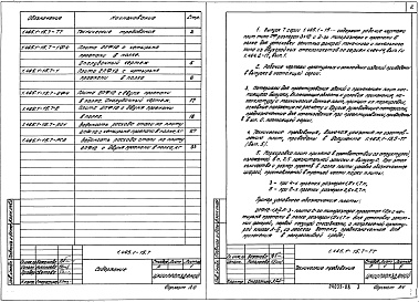 Состав альбома. Серия 1.465.1-15 ПлитыВыпуск 7 Плиты 2-го типоразмера с проемами в полке для зенитных фонарей. Рабочие чертежи
