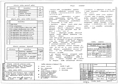 Состав альбома. Типовой проект 214-1-285.84Альбом 3 Электротехнические чертежи