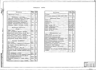 Состав альбома. Типовой проект 402-12-067.86Альбом 1 Пояснительная записка, технологическая часть, архитектурные решения, конструкции железобетонные, электротехническая часть.