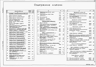 Состав альбома. Типовой проект 411-2-170.86Альбом 4  Электротехническая часть. Связь и сигнализация. Автоматизация отопления и вентиляции.     