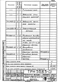 Состав альбома. Типовой проект 907-2-134сАльбом 2 Рабочие чертежи фундамента