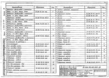 Состав альбома. Серия 3.820.2-44 ПодъемникиВыпуск 16 Подъемник одновинтовой с электроприводом грузоподъемностью 20 т марки 20 ЭВ