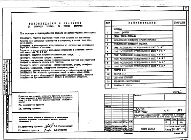 Состав альбома. Типовой проект 113-87-70.2.87Альбом 3.1Мероприятия по второму использованию подвала