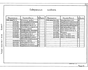 Состав альбома. Типовой проект 903-4-167.90Альбом 4  Строительные изделия