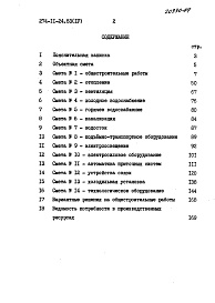 Состав альбома. Типовой проект 274-11-24.83Альбом 4 Сметы
