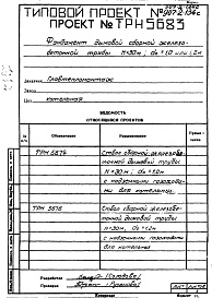 Состав альбома. Типовой проект 907-2-134сАльбом 2 Рабочие чертежи фундамента
