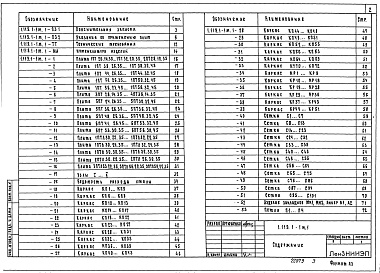 Состав альбома. Серия 1.119.1-1м КомплексныеВыпуск 1 Указания по применению и рабочие чертежи