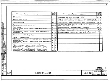 Состав альбома. Типовой проект 94-049/1.2Альбом 4 Часть 01 Архитектурно-строительные чертежи ниже отм.0.000 Раздел 01-2 Вариант безростверковых свайных фундаментов