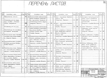 Состав альбома. Типовой проект 04-09-43Альбом 3 Автоматизация установки для вспучивания перлита (Н4469). Автоматизация дробильно-сортировочного отделения и приемного устройства со складом кускового сырья (Н4470)