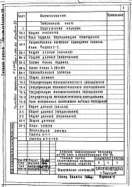 Состав альбома. Типовой проект 252-1-119с.83Альбом 13 ПРУ в подвале