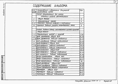 Состав альбома. Типовой проект 409-29-84.91Альбом 9 Часть 1 Документация для заказа комплекса средств автоматизации            Часть 2 Задание заводу изготовителю щитов и пультов.                        