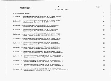 Состав альбома. Типовой проект 403-3-078.88Альбом 5 Сметы и ведомости потребности в материалах. Книга 1